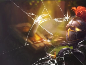 ferry, Almost, King, Amumu, Cracked, screen, Of, Legends, League