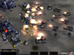 tanks, Starcraft 2, Fight, Big Fire, works