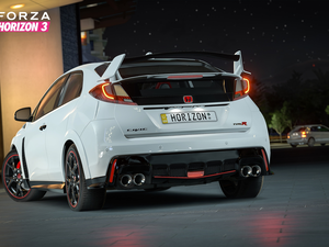game, Automobile, Honda Civic Type R, Forza Horizon 3