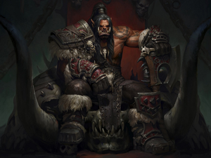 World of Warcraft: Warlords of Draenor, Grommash Hellscream, the throne, Ork