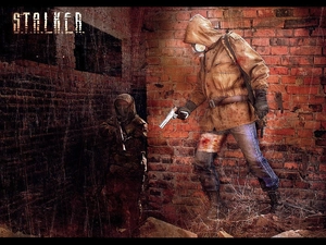 Gun, Stalker, wall