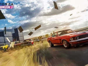 Street, race, Forza Horizon 3, cars, game