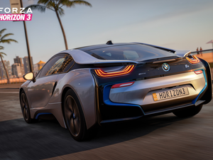 game, Automobile, BMW I8, Forza Horizon 3