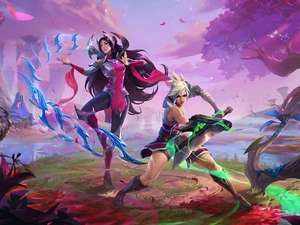 Irelia, League Of Legends, sword, Characters, game, Riven, Blades