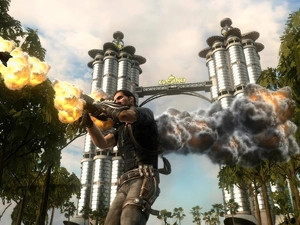 rocket, Just Cause 2, chute