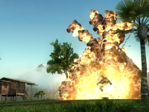 PC, Just Cause 1, explosion
