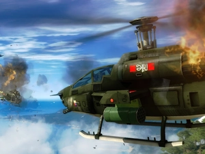 helicopters, Just Cause 1, Fight