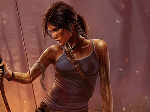 Croft, Bow, Tomb, Lara, Women, game, Raider