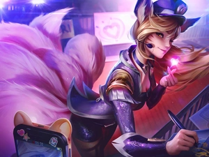 game, form, Ahri, League Of Legends