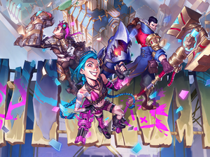 Characters, League Of Legends, poster, game