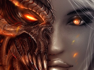 fantasy, Mask, Diablo 3, Women