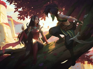 Irelia, Akali, League Of Legends, Characters, game