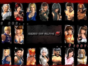 Dead Or Alive 5, Characters