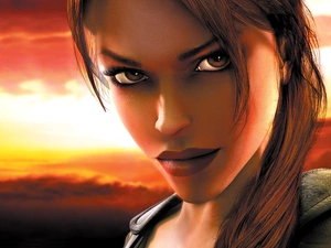 portrait, Lara Croft