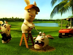 game, Rayman Raving Rabbids