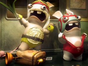 game, Rayman Raving Rabbids