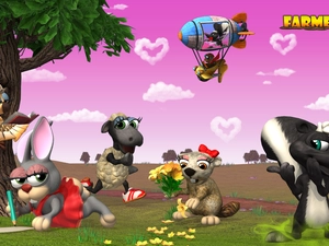 owl, game, skunk, Rabbit, lamb, Farmerama