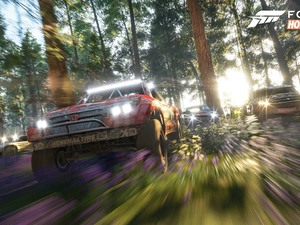 Forza Horizon 4, Racing, forest, cars