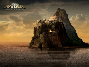 Tomb Raider Anniversary, sea, Rocks
