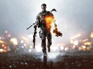 Rain, soldier, Weapons