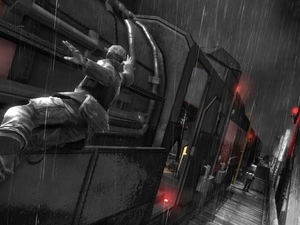 Train, Screen, The Saboteur