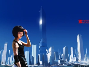 Town, Mirrors Edge, skyscrapers
