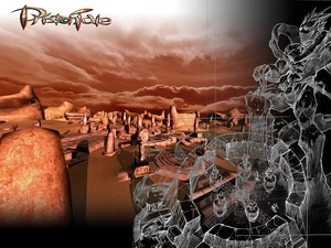 Draft, statues, Town, Stone, Priston Tale