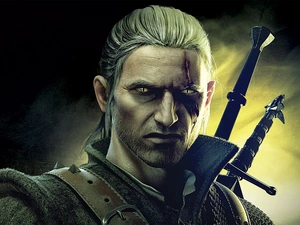 game, a man, sword, The Witcher