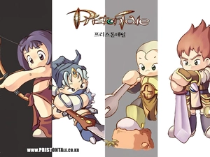 Priston Tale, Bow, sword, Characters