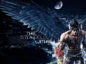 a man, Town, Tekken 6, angel