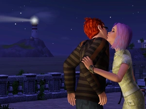 Lighthouses, The Sims 3, kiss