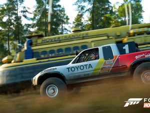 Toyota, Automobile, race, jeep, Forza Horizon 4, locomotive, poster