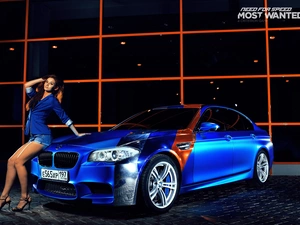 Need For Speed, BMW, Girl car, Most wanted