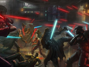 Swords, Star Wars, warriors