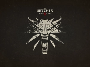 The Witcher 3 Wild Hunt, Black and white, game, Sign of the Wolf
