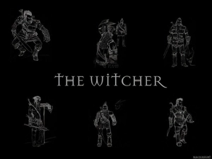 the witcher, fighter, sword, Draft