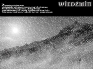 the witcher, snow, form, Mountains