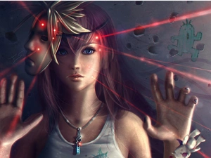 game, Women, Mask, Final Fantasy