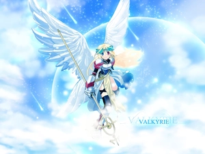 wings, Women, Stick, magic, Ragnarok