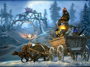 New, year, Merry, Christmas, Stalker