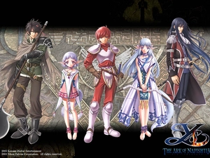Ys Vi The Ark Of Napishtim, Manga, graphics, Characters