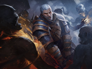 The Witcher 3 Wild Hunt, Geralt of Rivia, zombie, The Witcher 3 Wild Hunt